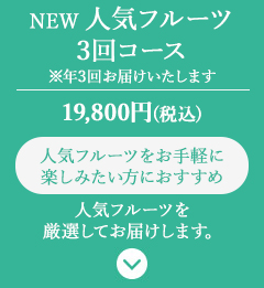 【数量限定】人気フルーツ3回コース(年3回)