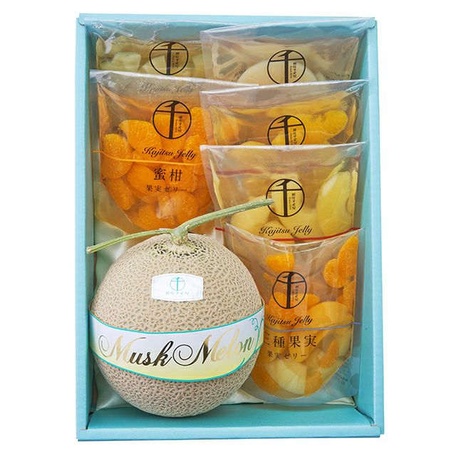 マスクメロン・果実ゼリー詰合せ No33 | 銀座千疋屋オンラインショップ