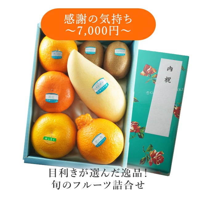 感謝の気持ち(7,000円) | 銀座千疋屋オンラインショップ 1894年創業の