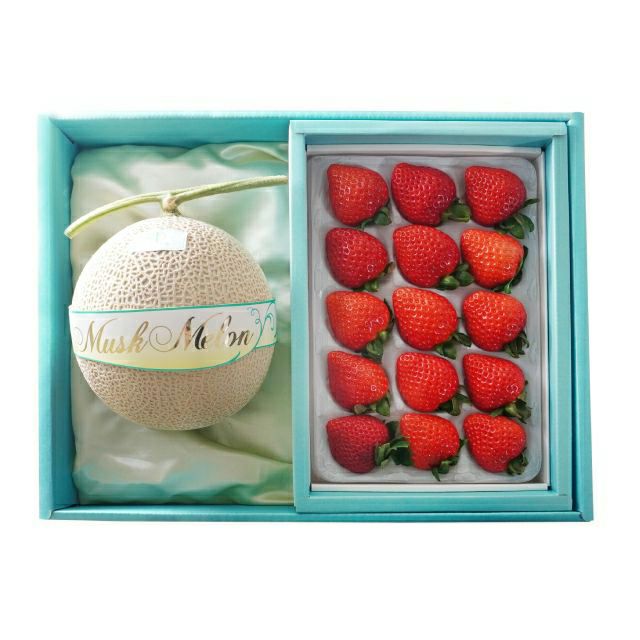 マスクメロン・特選苺詰め合わせ No4 | 銀座千疋屋オンラインショップ